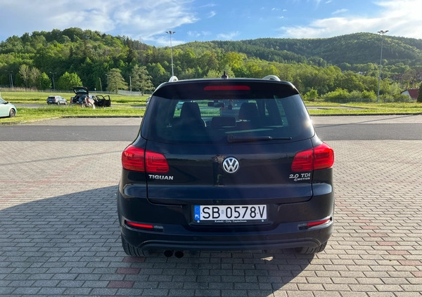 Volkswagen Tiguan cena 64900 przebieg: 183709, rok produkcji 2014 z Biała małe 56